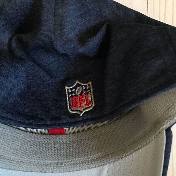 New England football New Era SZ L/XL ball cap hat Navy - Picture 4 of 5